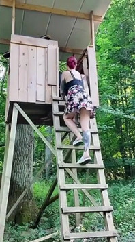 Right in the Middle of the Tree Stand, Would You Do It Outdoors?