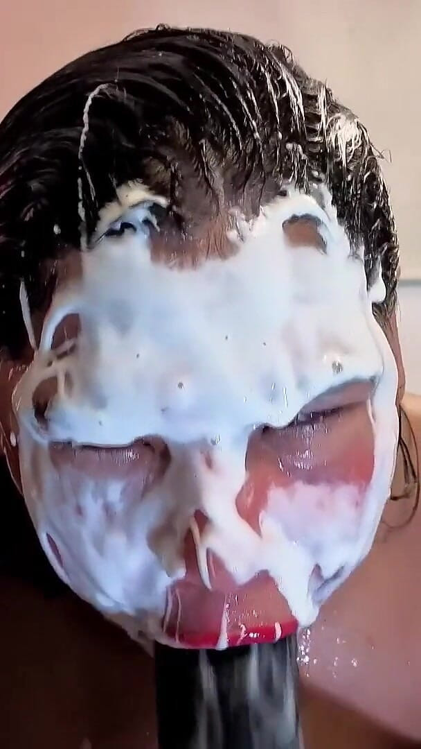 As I Swallow Your Cock, My Mouth Gets Wet and Semen Explodes on My Face (Anabel 693)