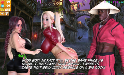 Porny Games: Nô lệ ngục tối v0.57 - chơi ba người qua đường lỗ...