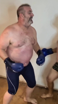 Silver Daddy Boxer Vs Heterofighter - Dirty Boxing Heat