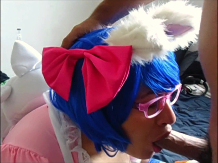VickyVixen: Bastet Sucks Cock