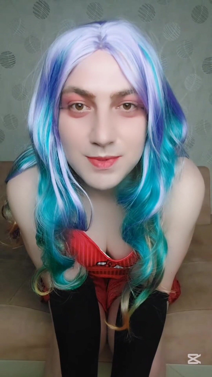 Kitty_Cross: BBW blond Ladyboy Femboy Modell Cosplayer