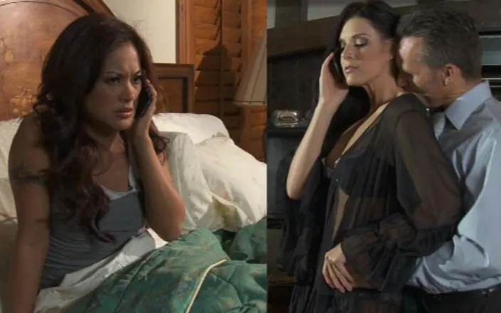 American Stallion: Une MILF fantastique se fait baiser et éjaculer sur ses beaux...