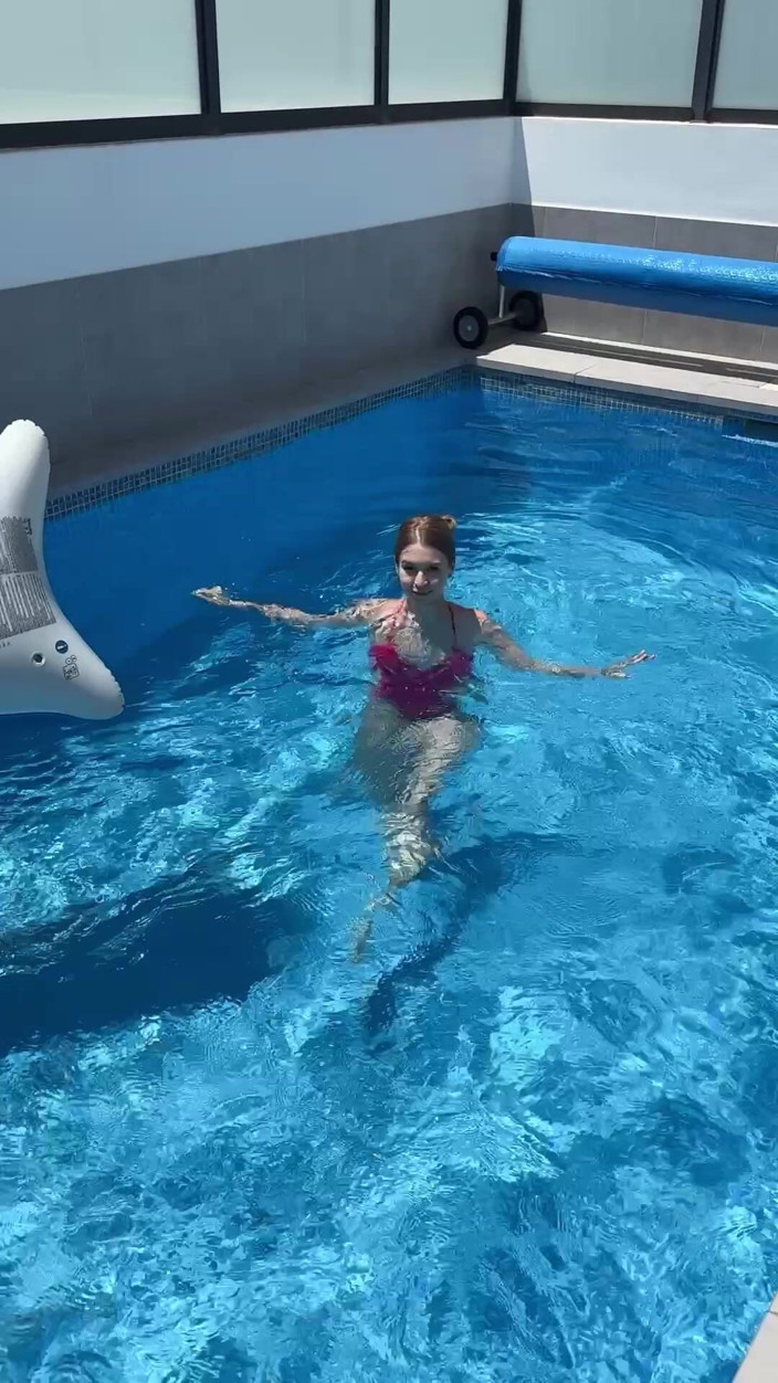 Sheryl X Sinclair: Filmed Lexi Montana Is Having Fun in Outdoor Pool!