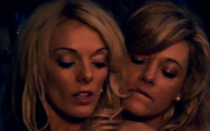 Female Dominators: Threesome with the hired help in dark dungeon