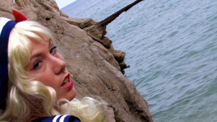German amateur - 100% German hardcore videos: Troia bionda con un costume blu scopata nella figa
