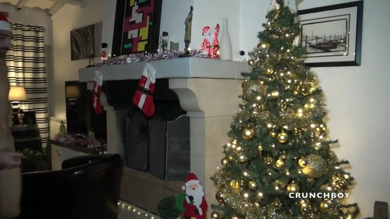 My first time with a boy: Straight boy fucked raw by his friend for funny Christmas