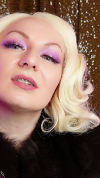 Leather gloves and fur fetish ASMR video by Arya Grander