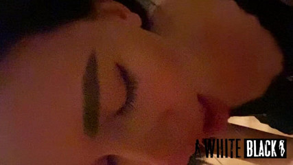 WhiteBlack: The obedient deepthroat friend anal wife
