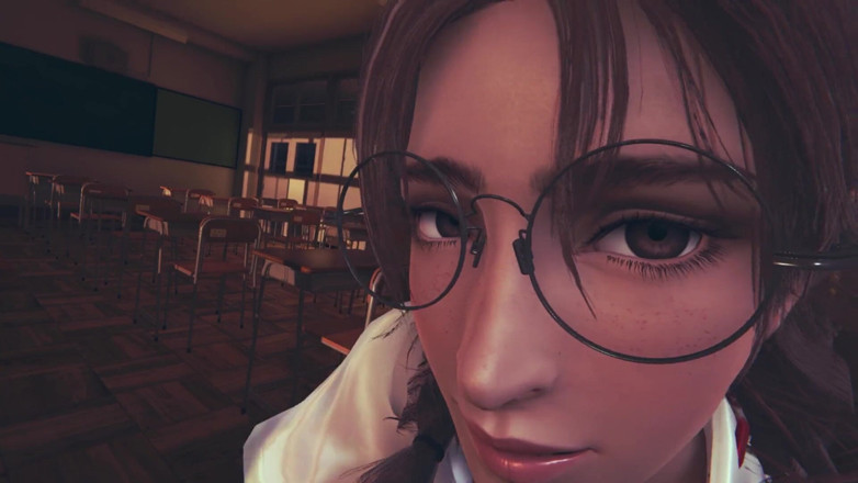 Waifu club 3D: Studentka szarpie penisa po studiach