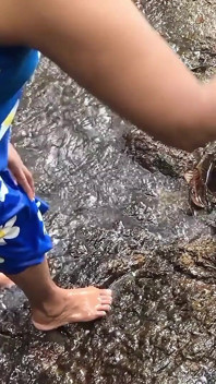 Sri Lankan Natural Girl Bathing