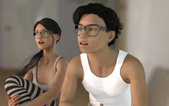 Férias com minha meia-irmã sozinha em casa - emaranhada