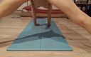 Elza li: Yoga med dubbel njutning av dildo