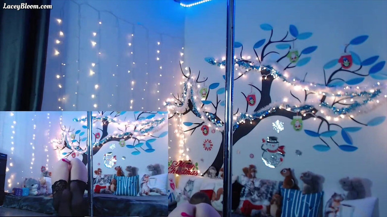 Lacey Bloom: Пряма трансляція танцю на пілоні в панчохах 11:04