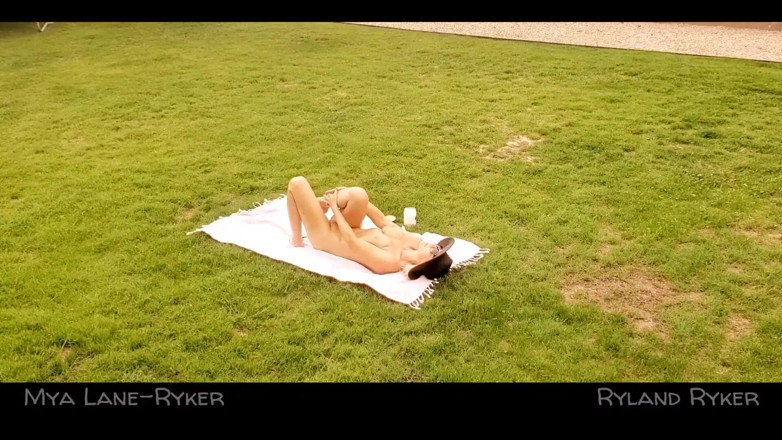 Mya Lane: Sex in the Backyard, Hope the Nieghbors Didnt See!