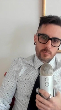 Asmr Roleplay como seu professor universitário! Inclui gozada!
