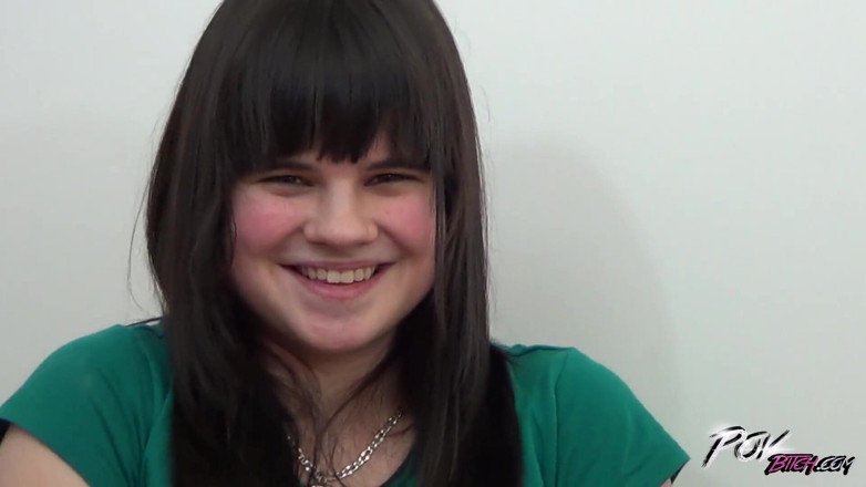 POV Bitch: Chubby super horny babe fuck stranger extremely hard to cum...