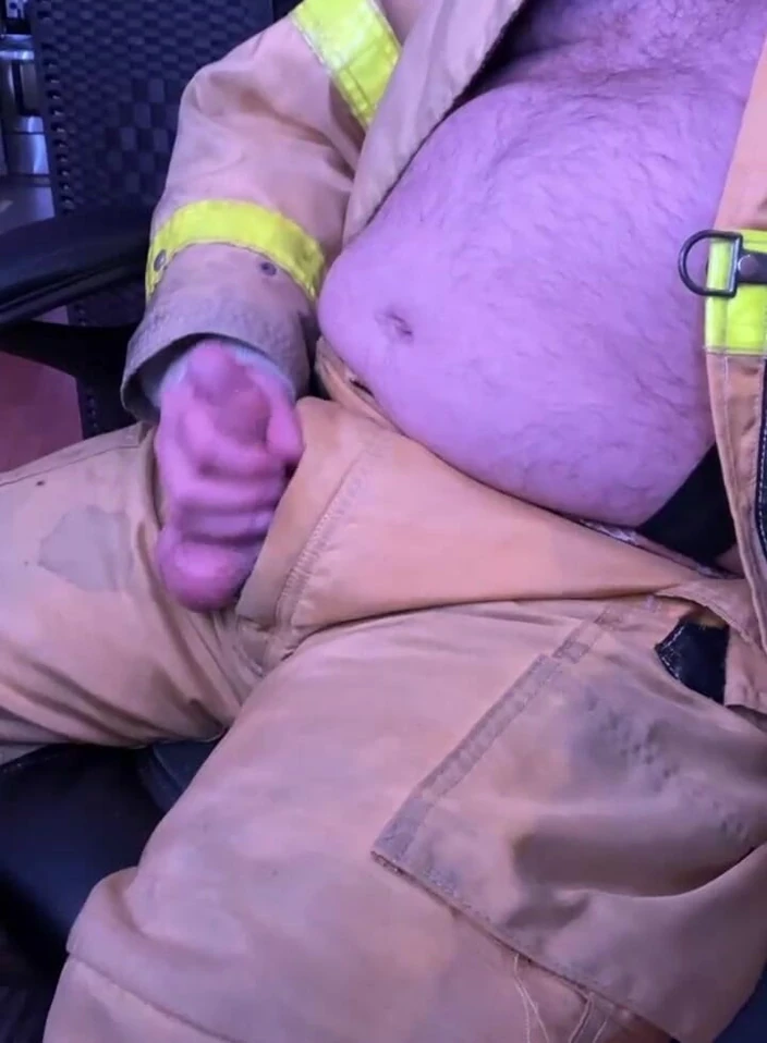 Firefighter Fleshlight Fun and Cum