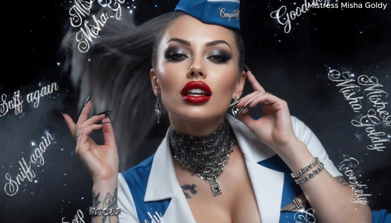 Goddess Misha Goldy: Zwei Finger und komplettes Brainstorming
