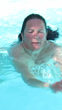 El otro día en la piscina