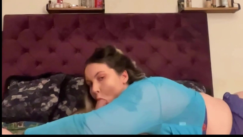 MissFFW: BBW Rides Cock Then Wanks Him off to Huge Cumshot