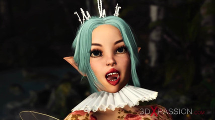 3dxpassion: Trio avec une belle fée sexy et deux orcs dans...