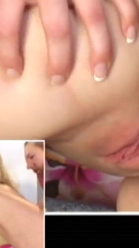 Blondine lässt sich von einem geilen mann verführen, um ihre muschi und ihren arsch zu ficken