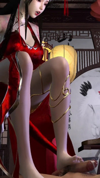 3D Cute Asian Babe Wearing Sexy Dress Got Fucked by Fat Dick