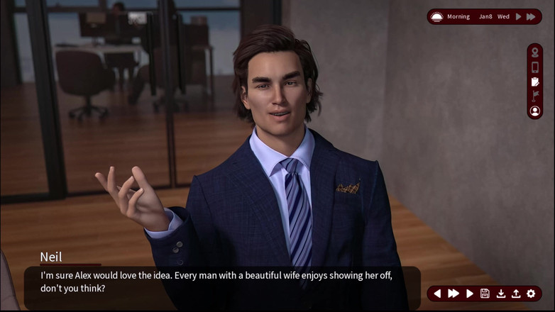 Johannes Gaming: 욕망의 속삭임 - 충실한 길 3 알렉스 박사와 만났다 Eva