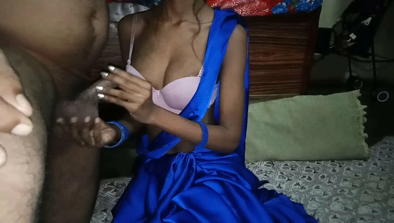 Truefuker: Bhabhi desi Tina berkongkek kali pertama dalam saree