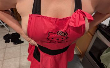 Nude Hot Wife Holiday Baking Teasing Locked up Cuck