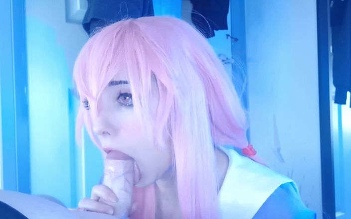 Miss Moons: Honry Yandere Girl Gives Rough Blowjob and Bounces Big Ass