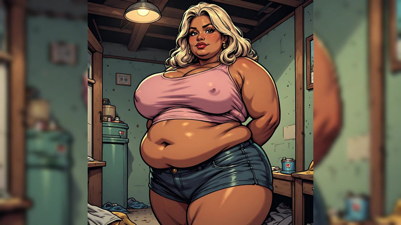 AI Porn: İri güzel kadın tombul bebek sanatı