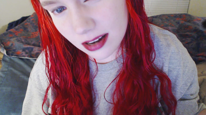 Scarlet Vixen: Lippe n mund fetisch roter heißer lippenstift