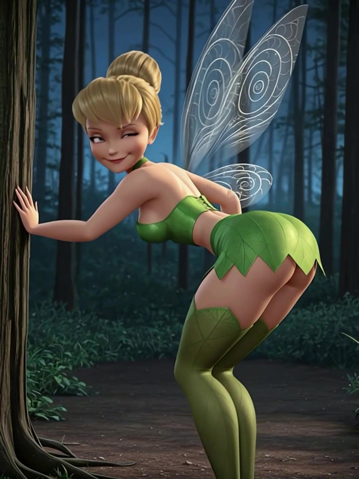 Wraith ward: Tinkerbell kecil molek sandaran pada zakar besar