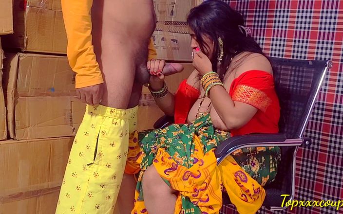Topxxxcouple: Sexy bhabhi XXX šukání v Godownu