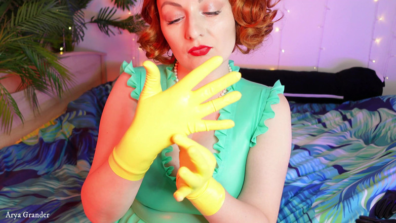 Arya Grander: Onbeleefde Joi in latex - fetisj milf seksplezier!