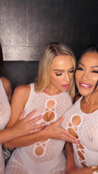 Big Dick Hunk dojony przez trzy okrutne gwiazdy porno w międzyrasowej orgii