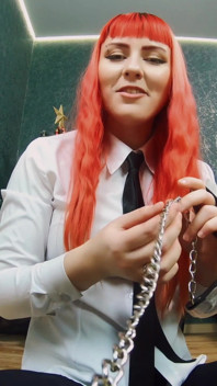 JOI Feet: Makima Teases Your Cock with Her Feet in Stockings and High Heels