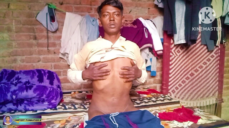 Contentformation2: 德西村民英俊的男孩青少年内容形成 2