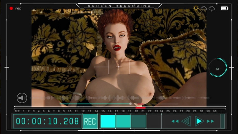 3dxpassion: Koruna pokušení Elizabeth Rules Aniaus-3. Kouření, Cowgirl, Šukání do strany, Misionář