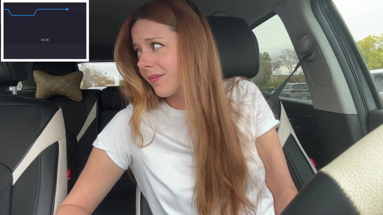 Nadia Foxx: Bhloser Pit Stop im Drive durch mit meinem Lush auf...