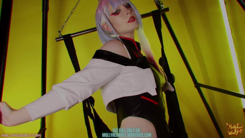 MollyRedWolf: Cyberpunk.Lucy заполнили киску спермой - MollyredWolf