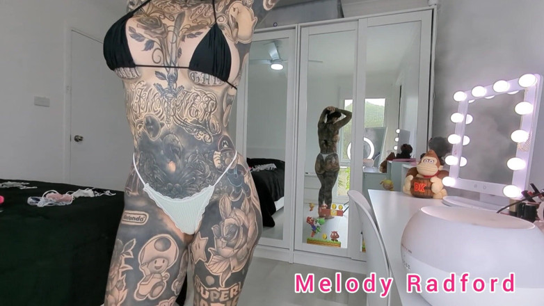 Melody Radford: Micro Bikini and Lace G String Try on Haul Petite...
