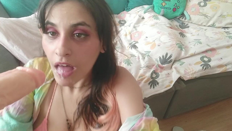 Ms Candy Bunny: Friendly mouthfuck - Überraschendes-rollenspiel