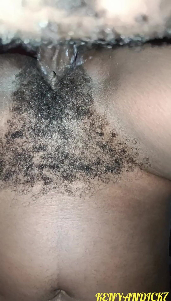 Kenyan Dick7: Fucking Sexy Petite Ebony Chic with Hairy Pussy