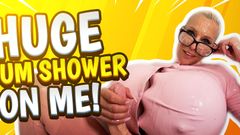TheBustySasha: Futa huge cum shower on me! spraying load in my...