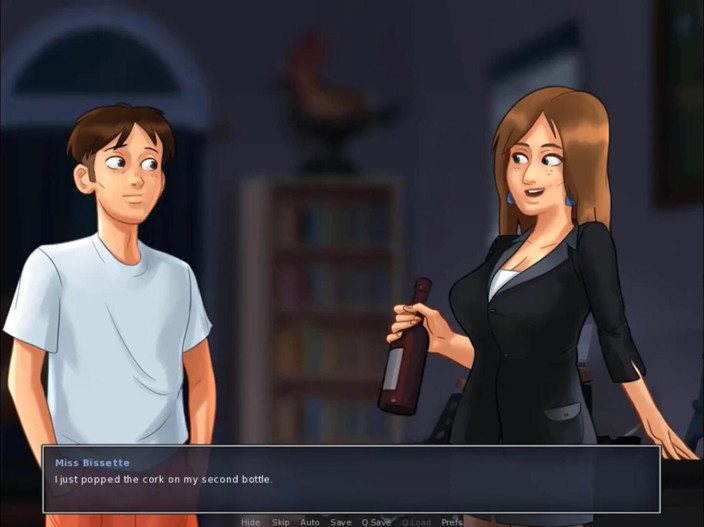Cartoon Play: Yaz mevsimi efsanesi bölüm 141 - derslerden sonra Fransız öğretmeni sikiyor