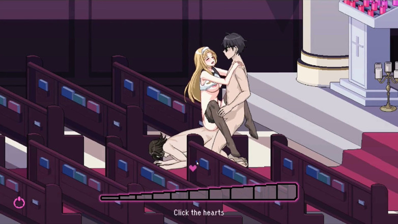 NSFWOtaku: Hentai hra - Church Hentai Sexuální scény 2 (Rika Lewd Nun Hrdinky) - cenzur