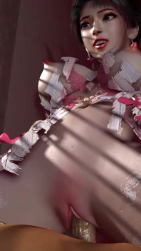 3D Horny Slut Cosplay Model Wearing Sexy Dress Got Fucked so Hard